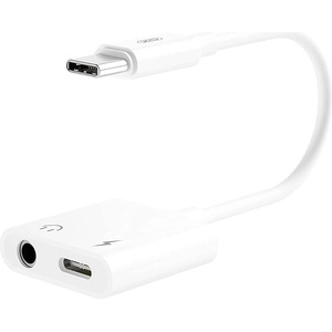 XO Преходник XO NB-R172D от Type-C към Type-C + 3.5mm (NB-R172D)