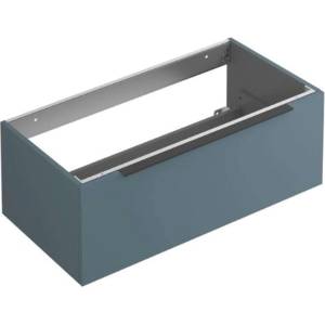 Kludi Icos - Шкаф за мивка, 100x50x35 см, 1 чекмедже, матово петролно сиво 50S100O3 (50S100O3)