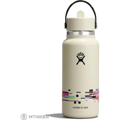 Hydro Flask Wide Flex Straw Cap termoska 946 ml glitch white