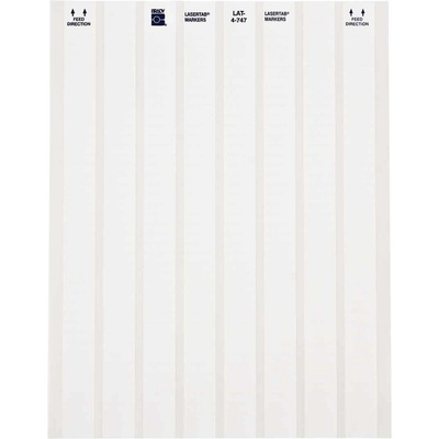 Brady LAT-5-747-10 / 029712, LaserTab Laser Printable Labels, 20.32 mm x 12.70 mm (29712)