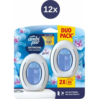 Ambi Pur Bathroom Spring Awakening Osviežovač Vzduchu 12 x 2 ks