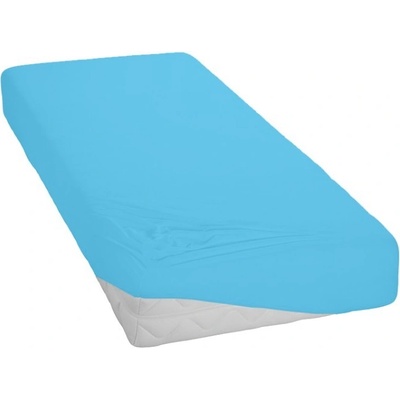 proPostele jersey prostěradlo tyrkysově modré 120x200