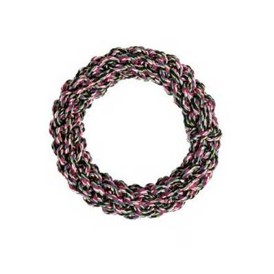 Karlie Flamingo Hračka pes Kroužek přetahovací bavlna 20cm KAR