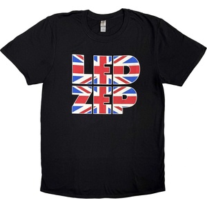 Led Zeppelin Union Jack Type Black M Риза (LZTS22MB02)