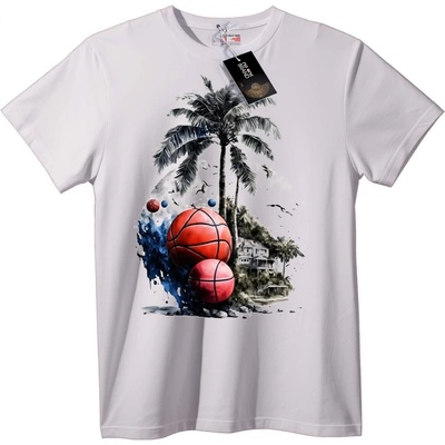 NOONEBRAND Тениска Баскетбол на Плажа - M, Black