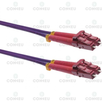 Conneu LC-LC OM4 Мулти мод дуплекс, виолетова, 2 мм, дължина 20 метра (CNFJ-LCLCOM4DVT2mm-20)