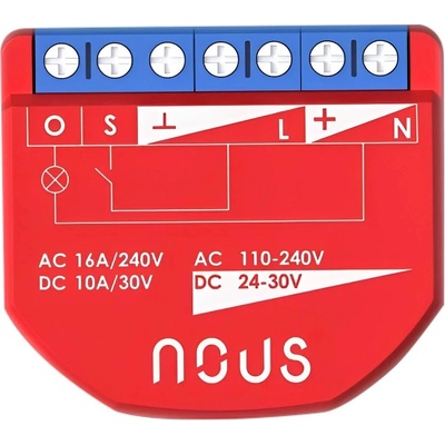 NOUS B2Z, ZigBee SMART Switch, prepínač (s mera)