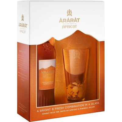 Ararat Brandy Apricot 35% 0,7 l (dárkové balení 1 sklenice)