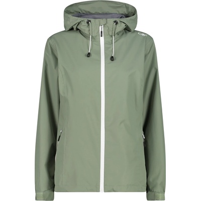 CMP Дамско водоустойчиво яке CMP Women's Jacket Fix Hood with Pack Pocket Waterproof jacket - Salvia - размер 40 (EU) (102-5201-0414)
