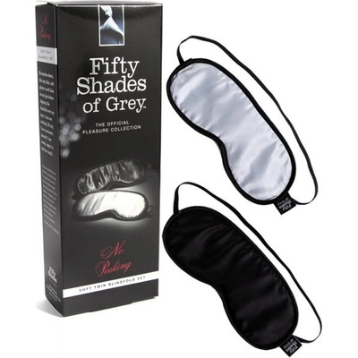 Fifty Shades of Grey No Peeking Maska na oči 2 ks - black/grey