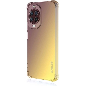 Huawei Калъф ENKAY за Huawei nova 14 Pro 5G, Удебелен TPU, Shockproof с Удебелени Ъгли, Градиентен Дизайн, Вкл. Протектор, 4 Цвята