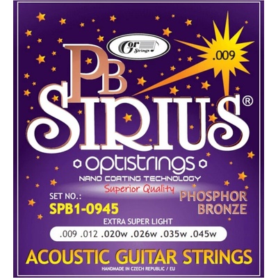 Gorstrings Sirius SPB1-0945 Струни за акустична китара (SPB1-0945)