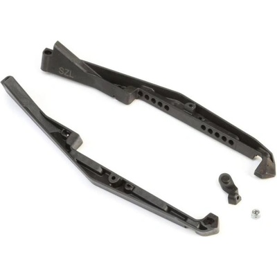 Team Losi Racing TLR защитни части на шасито Stiffezel, държач на вентилатора: 22 5.0