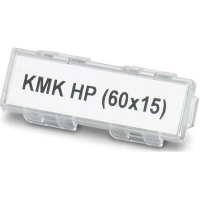 Phoenix Contact 0830722 KMK HP (60X15) držák označení Druh montáže: kabelové spony Potisknutelná plocha: 60 x 15 mm tran