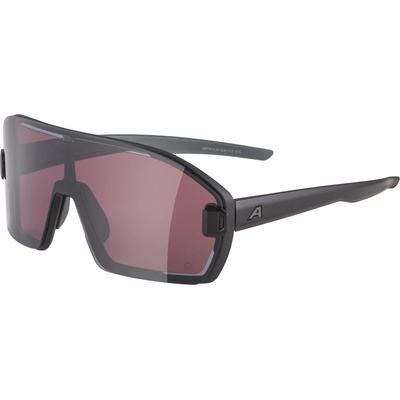 Alpina Слънчеви очила Alpina Bonfire Mag Q S1 + S3 Sunglasses - Black Matt / Quattroflex Pink - размер One Size (205-5191-0111)