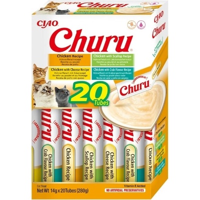 Inaba Churu Cat Snack kurča Multipack 20 x 14 g