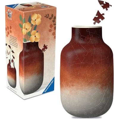 Ravensburger 3D Puzzle Moderná Váza - Terakotové tóny 162 ks