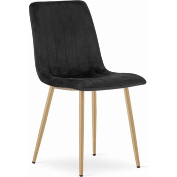 Signal Lava černá / nohy v barvě dřeva