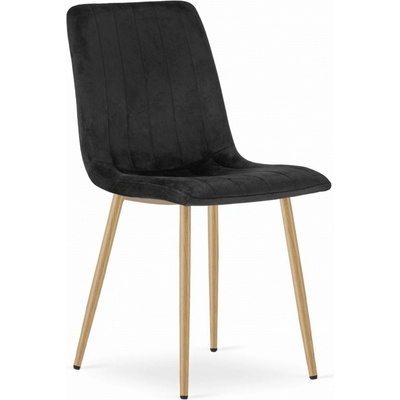 Signal Lava černá / nohy v barvě dřeva