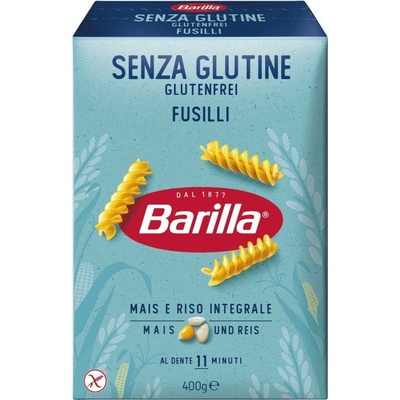 Barilla bezlepkové těstoviny Fusilli 400 g