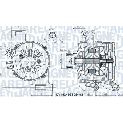 Generátor MAGNETI MARELLI 063731575010