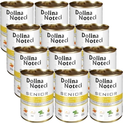 Dolina Noteci Premium Senior kuracie mrkva a bazalka 12 x 400 g