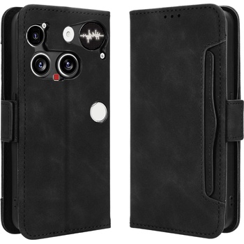 Nothing Кожен калъф Портфейл за Nothing Phone (3) 5G- Магнитен клипс, Държач за карти и Стойка, вкл. Протектор, 5 Цвята