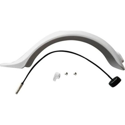 Xiaomi Mi Electric Scooter 1S, 2 M365, Pro - Zadný Blatník + Svetlo s Konektorom (White), White