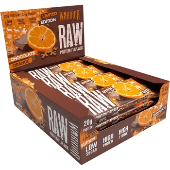 Warrior Raw Protein Flapjack, 1x75 Grams/12 bars box/