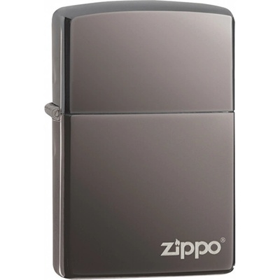 Zippo černý Ice W Logo 25080