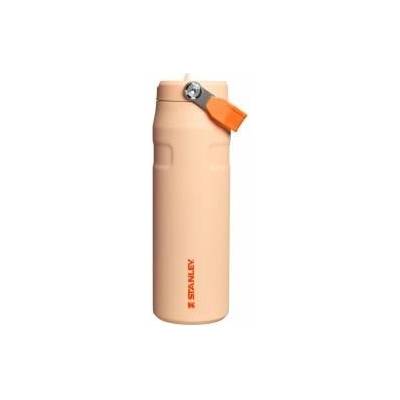 STANLEY 1913 Flip Straw 2.0 Drinking Bottle with Straw 0.7L - Thermal Mug Cools for 10 Hours - 3 Days Ice Cold - BPA Free - Leakproof - For Drink Holders - Dishwasher Safe - Orange Sherbert - 100000127824