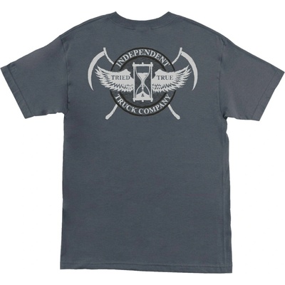 Independent tričko Tried True S/S Heavyweight T-Shirt Charcoal 162010