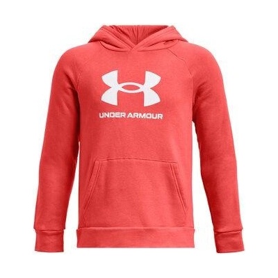 Under Armour Rival Fleece Bl Hoodie K červená