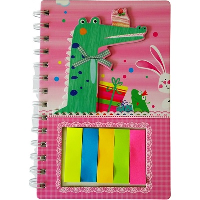 Esuvenýry | Notes 12,1x18,5 cm 60 listů + samolepítka Zvířátka