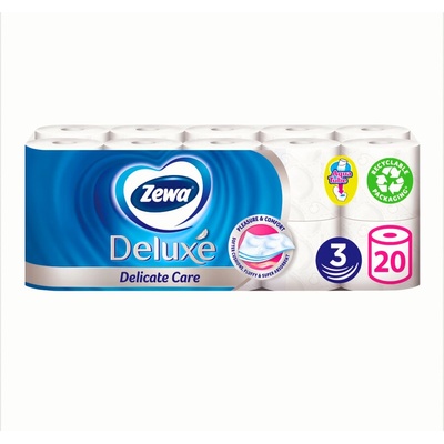 Zewa тоалетна хартия Deluxe Delicate Care 20БР -2Х 10БР бр (Z-643689)
