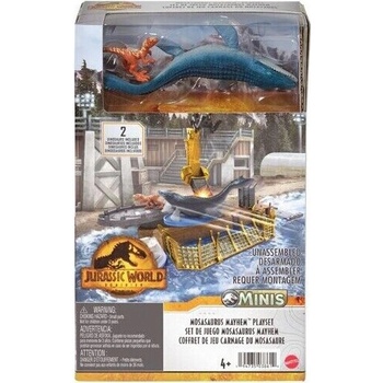 Mattel Jurský svet Nadvláda MINI Dinosaury MOSASAURUS Mayhem™