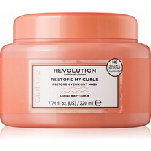 Revolution Haircare My Curls 1+2 Restore My Curls nočná maska pre vlnité vlasy 220 ml