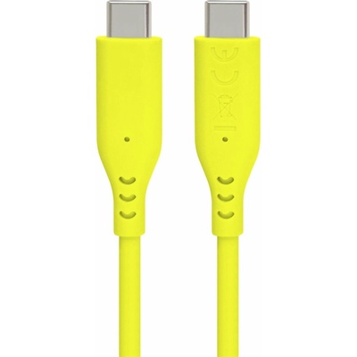 PremiumCord ku31sa15y s konektory USB-C 60W 480Mbps 1,5m žlutý