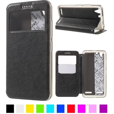 Lenovo Vibe K5 Window Кожен Калъф и Протектор