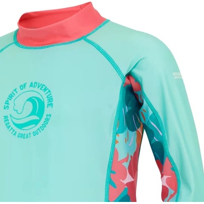 Regatta детска блуза с ултравиолетова защита Hoku Aruba Blue