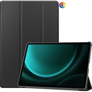 Samsung Galaxy Tab S9 FE+ Кожен Калъф и Протектор - store-bg - 29,90 лв