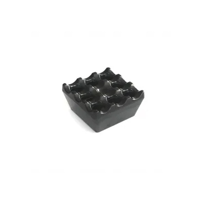 Alkan Меламинов пепелник ветроустойчив черен 9x9x4, 5см (К-2012)AN - Alkan (0136165)