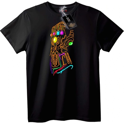 NOONEBRAND Тениска Infinity Ръкавица - 2XL, Black