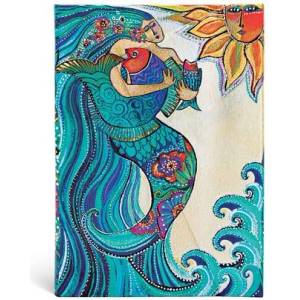 Paperblanks Тефтер Ocean Song, 130 х 180 mm, широки редове, твърда корица, 80 листа (PB2236-7)