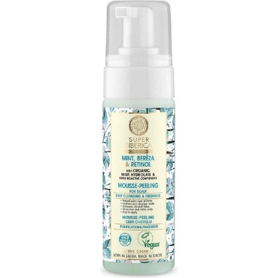 Natura Siberica Super Siberica Mint, Berёza & Retinol Mousse-Peeling for Scalp 170 ml
