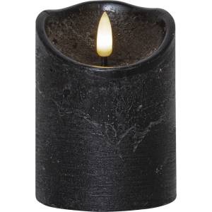 Star Trading LED свещ от черен восък, височина 10 см Flamme Rustic - Star Trading (061-16)