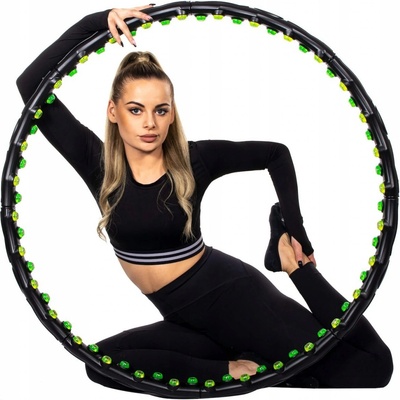 Springos Hula hoop s výstupky 100 cm černá – Hledejceny.cz