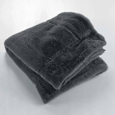 Douceur d'intérieur polyester sivý deka 150x125