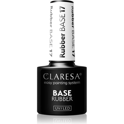 Claresa UV/LED Base Rubber основен лак за нокти с гел цвят 17 5 гр