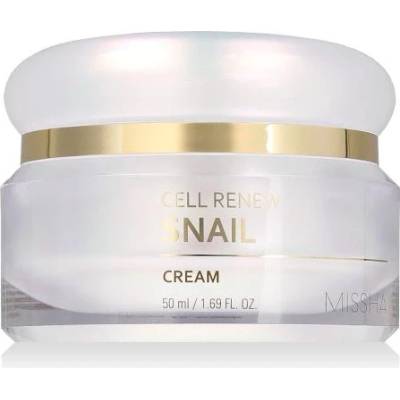 Missha Super Aqua Cell Renew Snail Cream хидратиращ крем за лице 50 ml унисекс